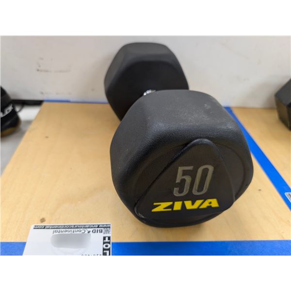 ZIVA 50LB DUMBBELL