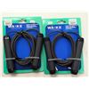 Image 1 : LOT OF 2 WAKE ATHLETICS SPEED ROPES WITH RUBBER GRIPS