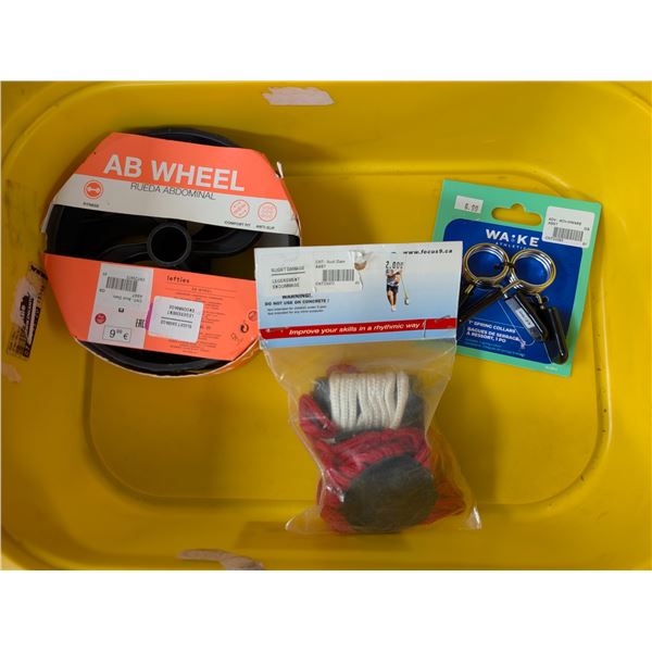 LOT OF 3 ASSORTED WEIGHT TRAINING ITEMS