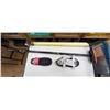 Image 1 : CURLING SET: BROOM (GOLDLINE IMPACT ORANGE) SLIPPER AND GRIPPER (MEDIUM)
