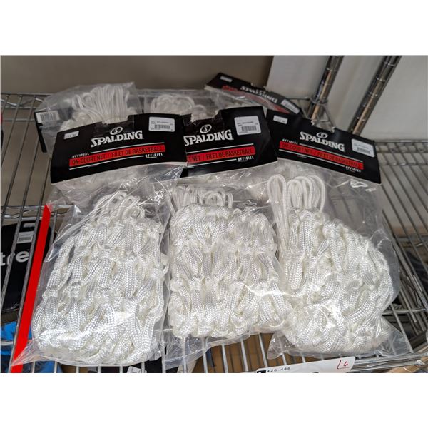 LOT OF 6 SPALDING BASKETBALL NETS