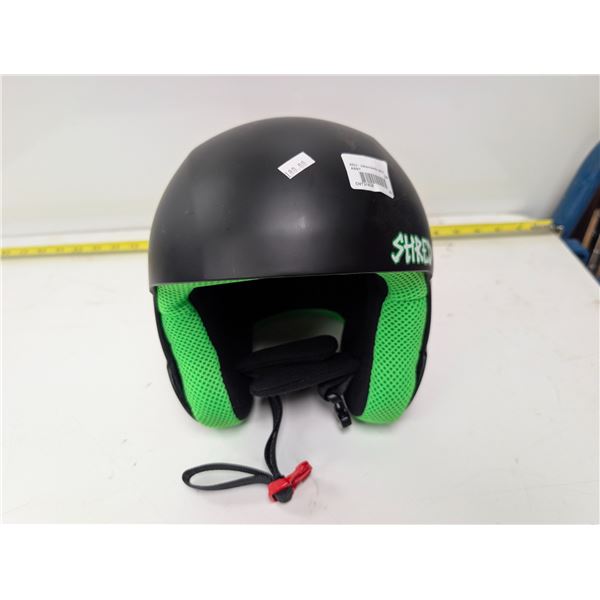 SHRED HELMET XS-S (BLACK/GREEN)