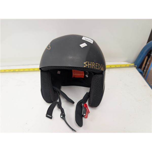 SHRED HELMET XS-S (BLACK/GOLD)