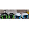 Image 1 : LOT OF 4 ASSORTED SHRED HELMETS *SCUFFED*