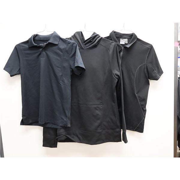 LOT OF 3 ASSORTED SHIRTS (LADY'S SM, LADY'S MED, YOUTH MED)