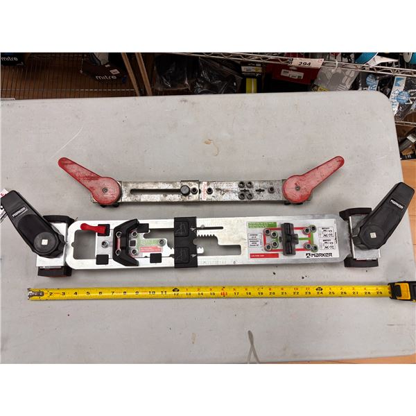 LOT OF 2 ASST SKI MOUNTING TEMPLATES