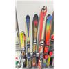 Image 2 : LOT OF 10 **USED** ASSORTED ALPINE SKIS WITH BINDINGS