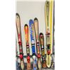 Image 3 : LOT OF 10 **USED** ASSORTED ALPINE SKIS WITH BINDINGS