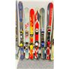 Image 2 : LOT OF 10 **USED** ASSORTED ALPINE SKIS WITH BINDINGS
