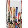Image 2 : LOT OF 10 **USED** ASSORTED ALPINE SKIS WITH BINDINGS