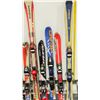 Image 3 : LOT OF 10 **USED** ASSORTED ALPINE SKIS WITH BINDINGS