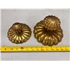 Image 1 : LOT OF 2 ASSORTED BRASS LARGE DOOR HANDLES