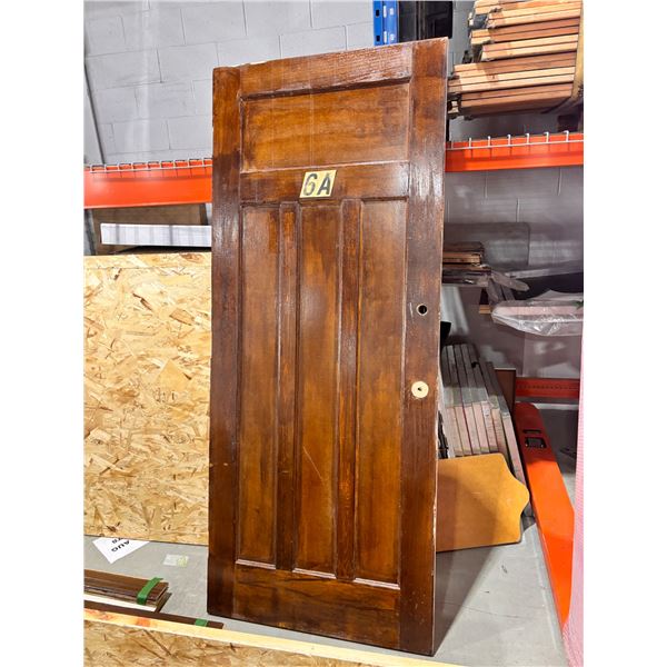 WOOD DOOR 82"x34"x1-1/4" (FROM T.V. SHOW)