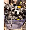Image 1 : **USED** LOT OF 25+ ASSORTED ADULT DOWNHILL SKI BOOTS