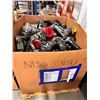 Image 1 : **USED** LOT OF +/-30 ASSORTED ADULT DOWNHILL SKI BOOTS
