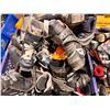 Image 2 : **USED** LOT OF +/-25 ASSORTED ADULT DOWNHILL SKI BOOTS
