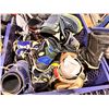 Image 2 : **USED** LOT OF +/-25 ASSORTED ADULT DOWNHILL SKI BOOTS