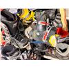 Image 3 : **USED** LOT OF +/-25 ASSORTED CHILDREN'S DOWNHILL SKI BOOTS