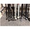 Image 5 : **USED** LOT OF 19 PAIRS OF SEVEN PEAKS & ROSSIGNOL ASSORTED SKI POLES