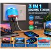 Image 1 : TreasLin CD0303 Switch Power Dock 36W Blue