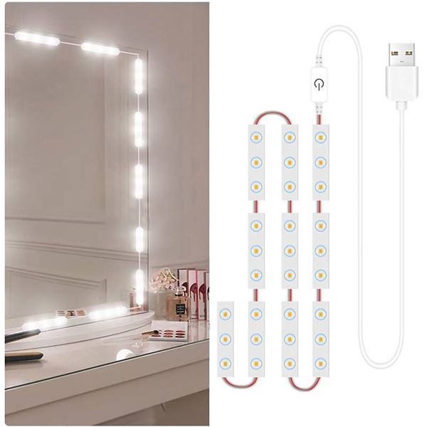 Nivofu 5M LED Vanity Mirror Lights USB