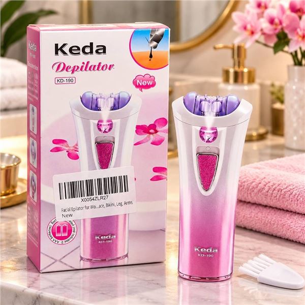 Keda KD-190 Battery Facial Epilator System