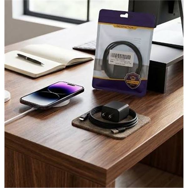 CW130 Magnetic Wireless Charger USB-C/A New
