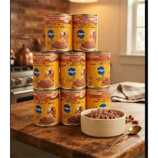 Pedigree Dog Food Chicken 375g 8 Cans