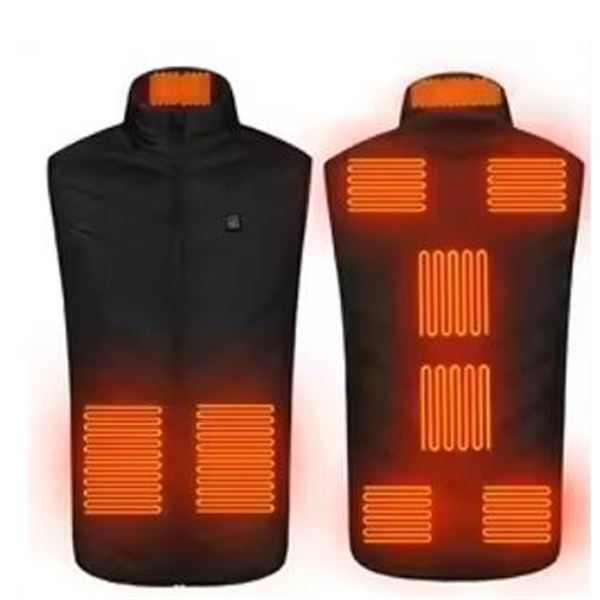 Men's Heated Vest Black Size L New