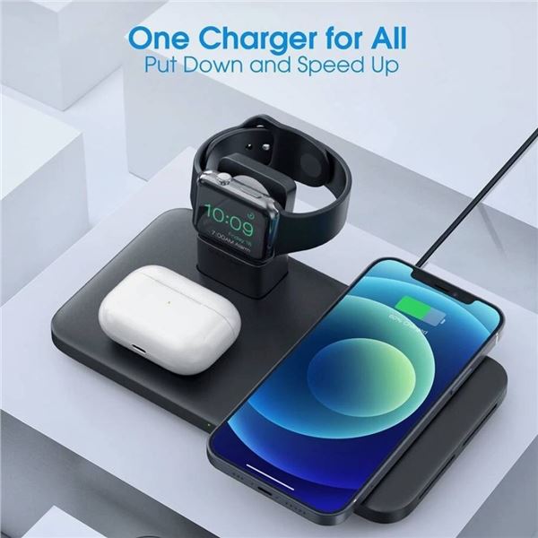 Seneo 3-in-1 Wireless Charger Pad SNPA202AB