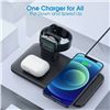 Image 1 : Seneo 3-in-1 Wireless Charger Pad SNPA202AB