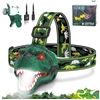 Image 1 : Dinosaur Headlamp LED Plastic Toy