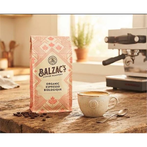 Balzac's Organic Espresso Whole Bean Coffee 340g