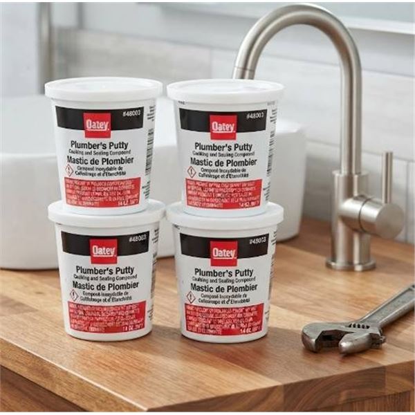 Oatey Plumber's Putty 14oz, 4-Pack