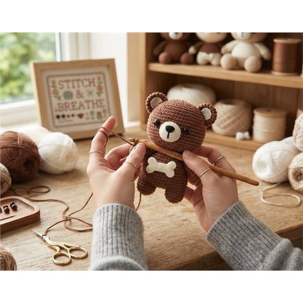 NestledCrafts Crochet Kit Puppy Model 11925G001