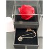 Image 3 : Heart Pendant Necklace in Gift Box with Rose