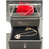 Image 6 : Heart Pendant Necklace in Gift Box with Rose