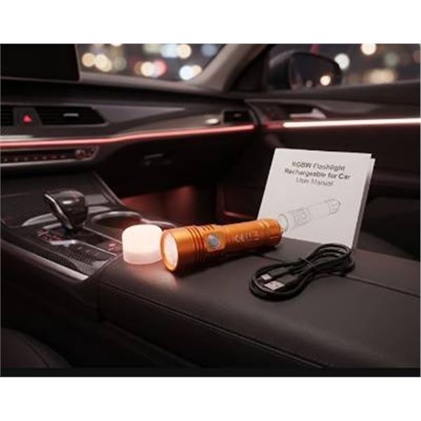 RGBW Rechargeable Car Flashlight Kit