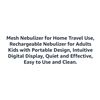 Image 5 : Rechargeable Mesh Nebulizer With LCD Display
