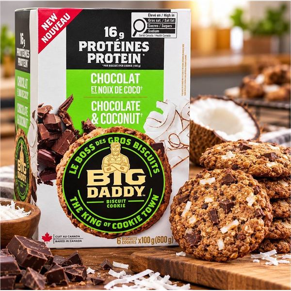 Big Daddy Chocolate Coconut Protein Cookies