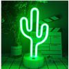 Image 1 : Amped & Co Cactus Neon Desk Light