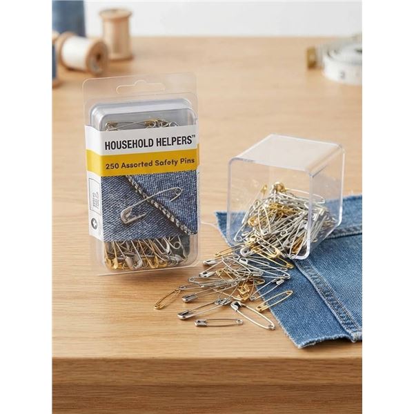 Lot of 5 Household Helpers Assorted Safety Pins