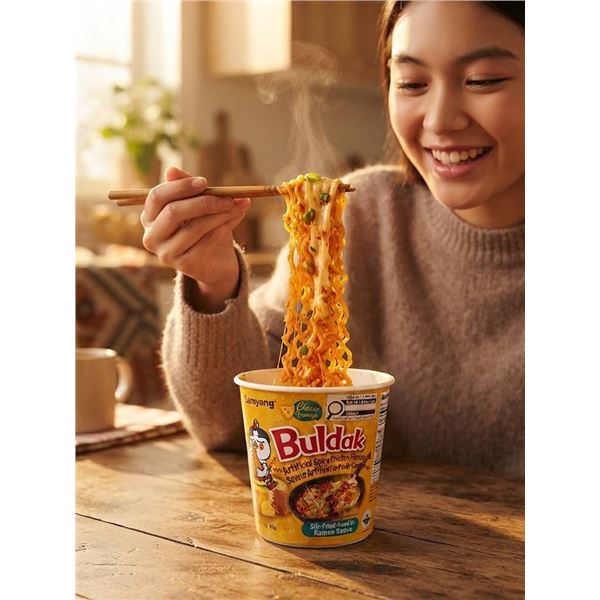 Samyang Buldak Cheese Ramen 6-Pack 70g Cups