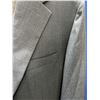 Image 4 : Haggar Grey Suit Jacket Size 48L Tailored Fit