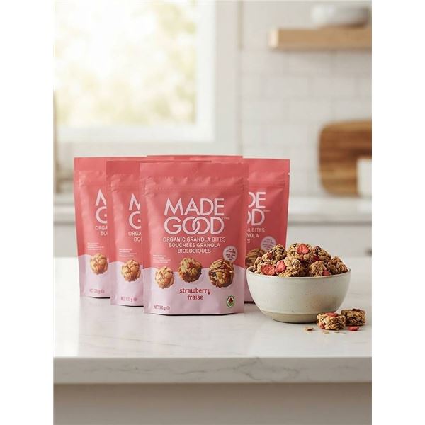 MadeGood Strawberry Granola Bites 6x100g