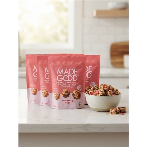 MadeGood Strawberry Granola Bites 6x100g