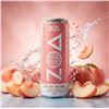 Image 1 : Case Of 12 Zoa White Peach Zero Sugar 355ml