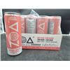 Image 2 : Case Of 12 Zoa White Peach Zero Sugar 355ml