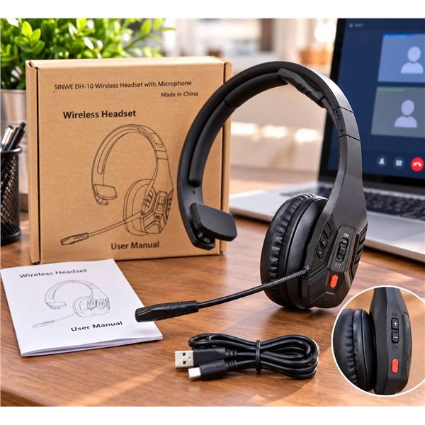 SINWE DH-10 Wireless Headset With Microphone