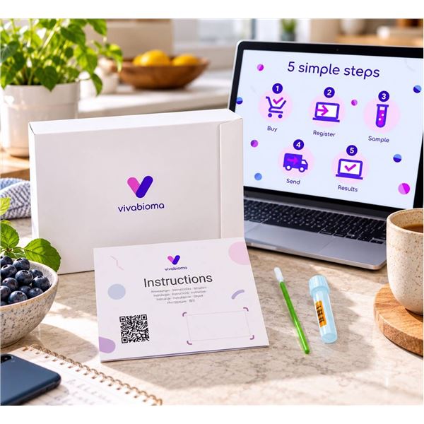 Vivabioma Advanced Gut Health At home TG6760 Diagnostic Test Kit (Pre Paid)